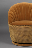 Brown Scallop Accent Chair | Dutchbone Madison | Dutchfurniture.com