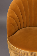 Brown Scallop Accent Chair | Dutchbone Madison | Dutchfurniture.com
