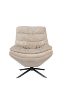Upholstered Swivel Lounge Chair | Dutchbone Vince | Dutchfurniture.com