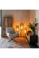 Upholstered Swivel Lounge Chair | Dutchbone Vince | Dutchfurniture.com