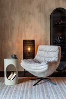 Upholstered Swivel Lounge Chair | Dutchbone Vince | Dutchfurniture.com