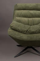 Upholstered Swivel Lounge Chair | Dutchbone Vince | Dutchfurniture.com