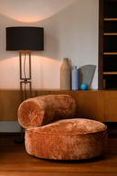 Round Modern Lounge Chair | Dutchbone Tilbury | Dutchfurniture.com