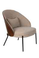 Beige Fabric Lounge Chair | Dutchbone Rodin | Dutchfurniture.com