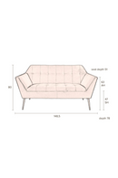 Black Velvet 2-Seater Sofa | Dutchbone Kate | DutchFurniture.com