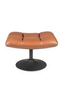 Brown Leather Ottoman | Dutchbone Bar | DutchFurniture.com