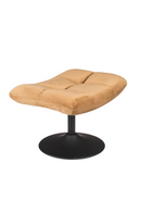 Gold Brown Upholstered Ottoman | Dutchbone Bar | DutchFurniture.com