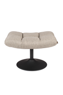 Light Gray Upholstered Ottoman | Dutchbone Bar | DutchFurniture.com