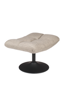 Light Gray Upholstered Ottoman | Dutchbone Bar | DutchFurniture.com