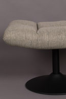 Light Gray Upholstered Ottoman | Dutchbone Bar | DutchFurniture.com