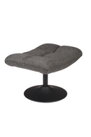 Dark Gray Upholstered Ottoman | Dutchbone Bar | Dutchfurniture.com