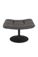Dark Gray Upholstered Ottoman | Dutchbone Bar | Dutchfurniture.com