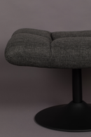 Dark Gray Upholstered Ottoman | Dutchbone Bar | Dutchfurniture.com