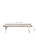 Walnut Dining Bench L | Dutchbone Alagon | Dutchfurniture.com