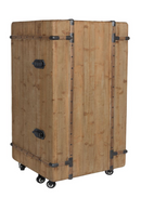 Wheeled Bar Cabinet | Dutchbone Lico | DutchFurniture.com