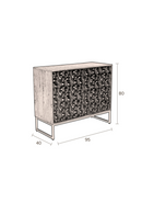 Mango Wood Multi-colored Cabinet | Dutchbone Meena | Dutchfurniture.com
