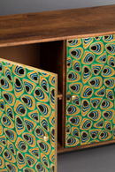 Mango Wood Multi-colored Cabinet | Dutchbone Meena | Dutchfurniture.com