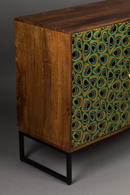 Mango Wood Multi-colored Cabinet | Dutchbone Meena | Dutchfurniture.com