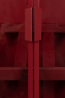 Red Wooden Wine Cabinet | Dutchbone Mori | Dutchfurniture.com