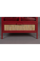 Red Wooden Wine Cabinet | Dutchbone Mori | Dutchfurniture.com