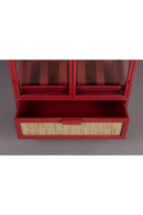 Red Wooden Wine Cabinet | Dutchbone Mori | Dutchfurniture.com