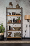 5-Shelf Storage Cabinet | Dutchbone Iron | Dutchfurniture.com