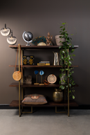 Acacia Wood 4-Shelf Bookcase | Dutchbone Class | DutchFurniture.com