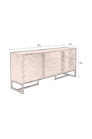 5 Compartment Wood Sideboard | Dutchbone Class | DutchFurniture.com