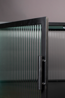Black Framed Glass Sideboard | Dutchbone Boli | Dutchfurniture.com
