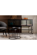 Black Framed Glass Sideboard | Dutchbone Boli | Dutchfurniture.com