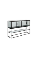 Black Framed Glass Sideboard | Dutchbone Boli | Dutchfurniture.com