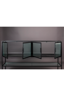 Black Framed Glass Sideboard | Dutchbone Boli | Dutchfurniture.com