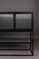 Black Framed Glass Sideboard | Dutchbone Boli | Dutchfurniture.com
