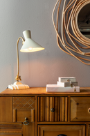 Ivory Colored Desk Lamp | Dutchbone Gaia | Dutchfurniture.com