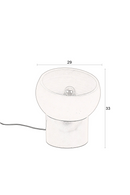Terracotta Bowl Table Lamp | Dutchbone Zahra | Dutchfurniture.com