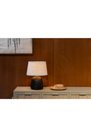 White Bouclé Table Lamp | Dutchbone Renzo | Dutchfurniture.com