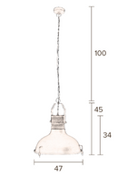 Black Metal Hanging Light | Dutchbone Raw | DutchFurniture.com
