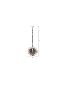 Round Black Pendant Lamp | Dutchbone Meezan | Oroatrade.com