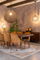 Round Black Pendant Lamp | Dutchbone Meezan | Oroatrade.com