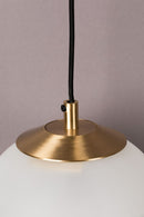 Frosted Glass Globe Wall Lamp | Dutchbone Bulan | DutchFurniture.com