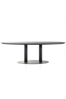 Black Oval Dining Table M | Eleonora Siera | dutchfurniture.com