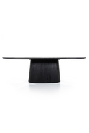 Mango Wood Pedestal Dining Table M | Eleonora Aron | Dutchfurniture.com