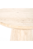 Travertine Pedestal Side Table | Eleonora Aime | Dutchfurniture.com