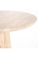 Travertine Pedestal Dining Table | Eleonora Aime | Dutchfurniture.com