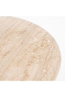 Travertine Pedestal Dining Table | Eleonora Aime | Dutchfurniture.com