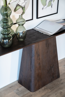 Mango Wood Pedestal Console Table | Eleonora Aron | Dutchfurniture.com