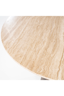 Travertine Pedestal Dining Table | Eleonora Aikin | Dutchfurniture.com