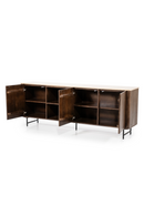 Mango Wood 3-Door Sideboard | Eleonora Lio | Dutchfurniture.com