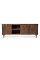 Mango Wood 3-Door Sideboard | Eleonora Lio | Dutchfurniture.com