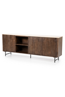 Mango Wood 3-Door Sideboard | Eleonora Lio | Dutchfurniture.com